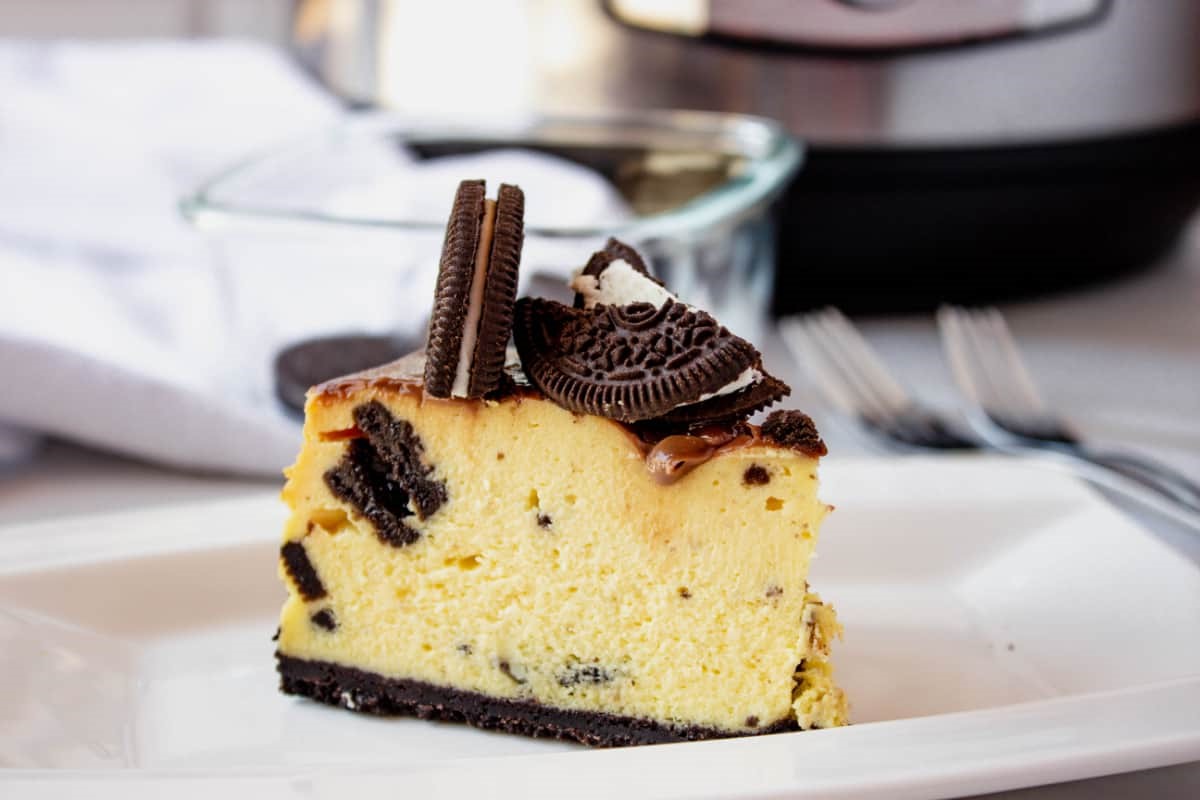 Decadent Instant Pot Oreo Cheesecake with Simple Oreo Crust